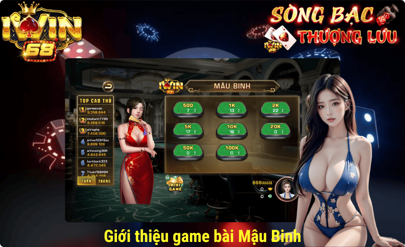 Giới thiệu game bài mậu binh iwin