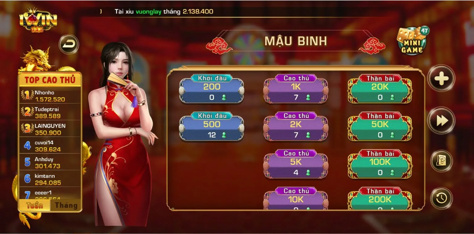 Luật chơi bài mậu binh đơn giản, dễ nắm bắt