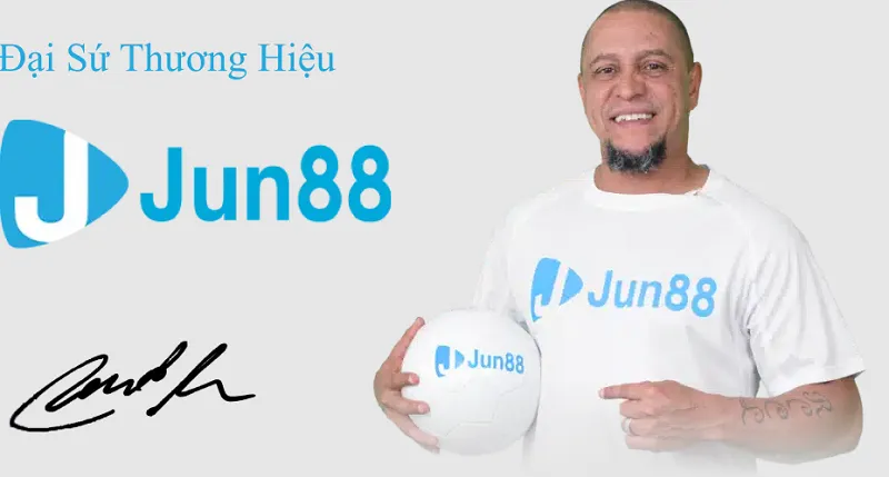 Jun88 có đại sứ thương hiệu là cựu tuyển thủ Roberto Carlos