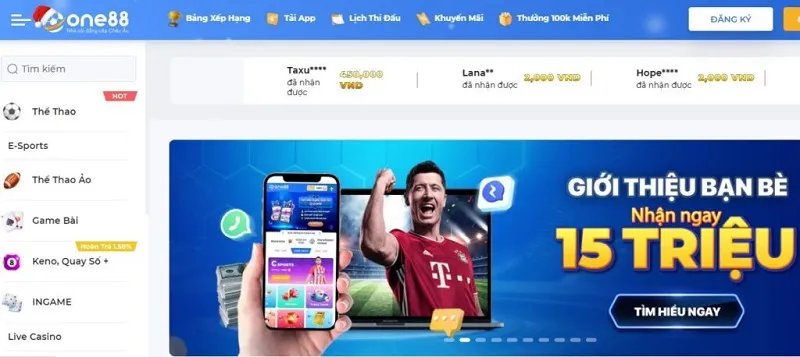 Thành viên One88 được hưởng nhiều ưu đãi hấp dẫn