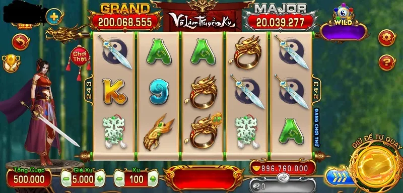 Game slot Võ Lâm Truyền Kỳ có đồ họa đẹp và nội dung hấp dẫn
