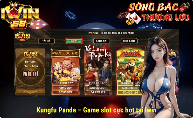 Kungfu Panda game slot cực hot tại iwin