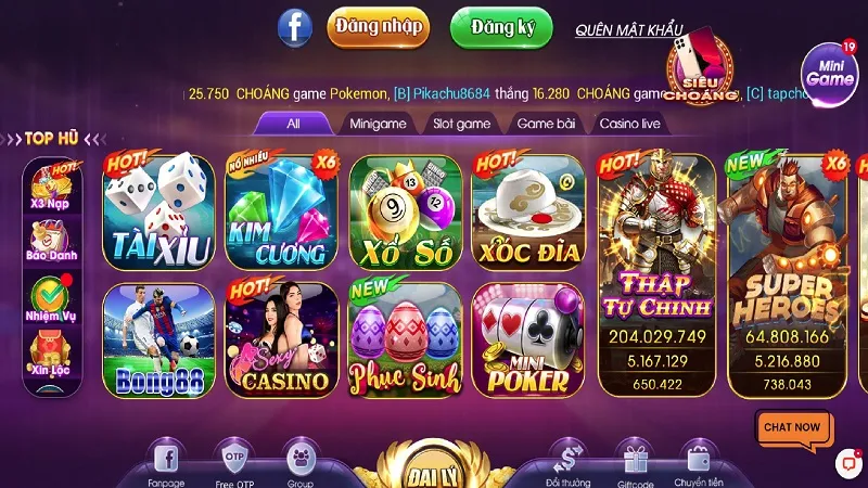 Cổng game Choang Club tồn tại một số nhược điểm nhỏ