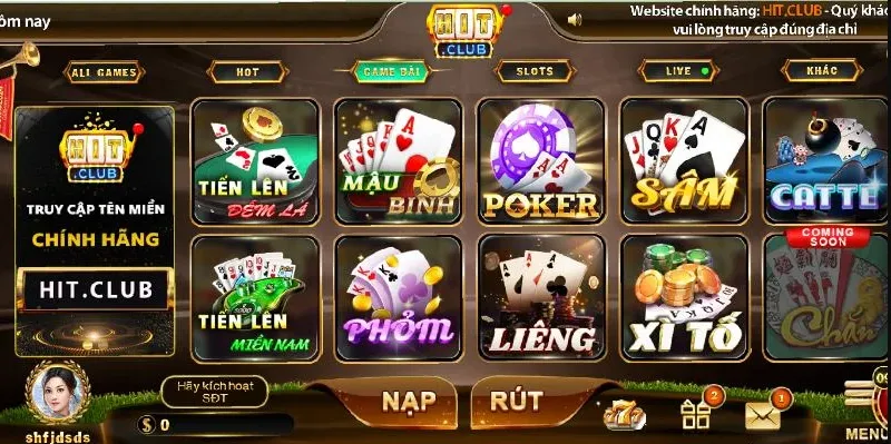 Giao diện cổng game được thiết kế khoa học