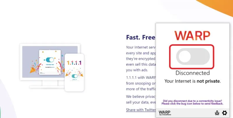 Anh em cần chú ý một số điều để fake IP bằng VPN 1.1.1.1 thành công