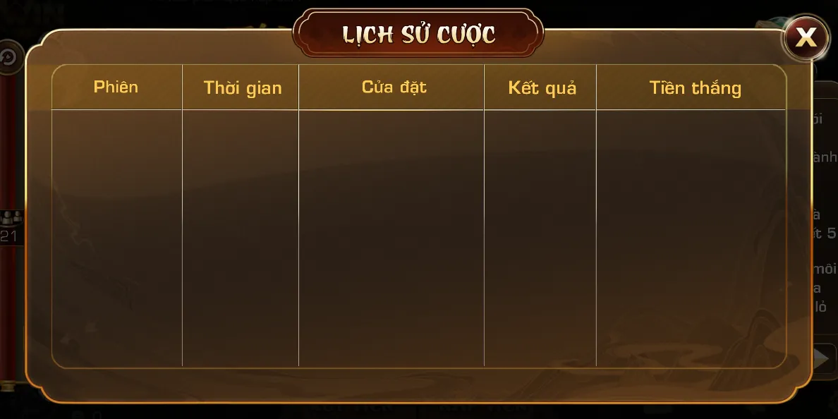 Người chơi cần quan sát lịch sử quy hũ để dự đoán chính xác