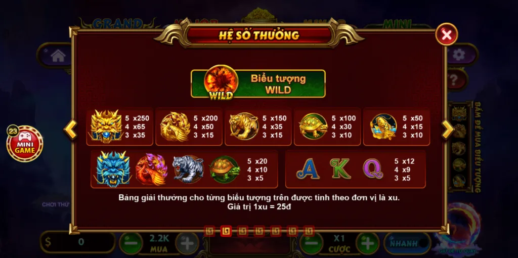 Nên tập trung vào các tổ hợp chiến thắng có giá trị cao