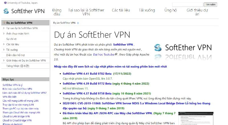 Người chơi tiến hành tải và cài đặt Softether VPN