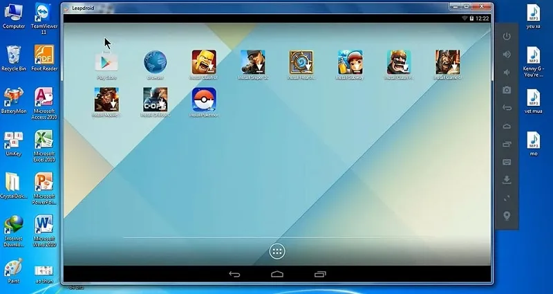 Giả lập LeapDroid hỗ trợ cài đặt trên đa nền tảng