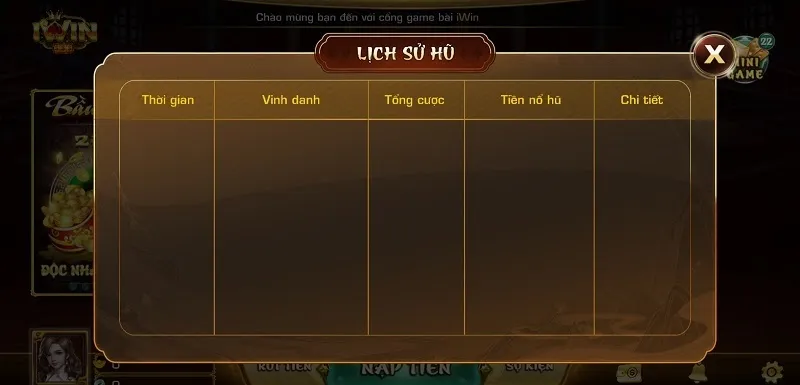 Người chơi nên dựa vào lịch sử hũ để đưa ra phán đoán