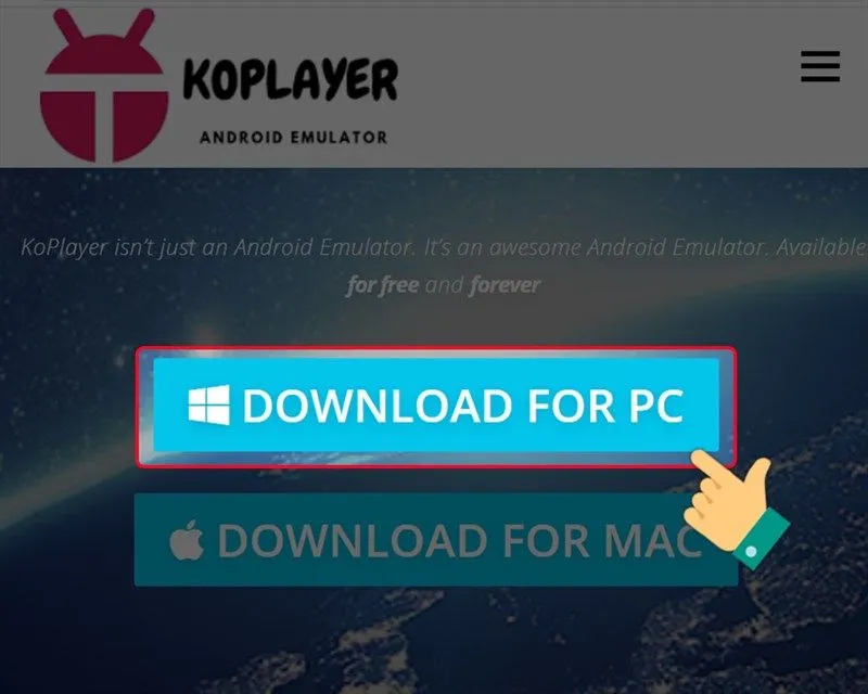 Tải Koplayer dễ dàng trong vài bước