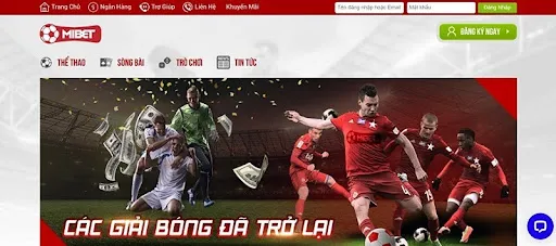Người chơi sẽ được giải trí với kho game khủng tại Mibet