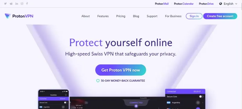 Tải và cài đặt Proton VPN fake IP chơi Iwin đơn giản