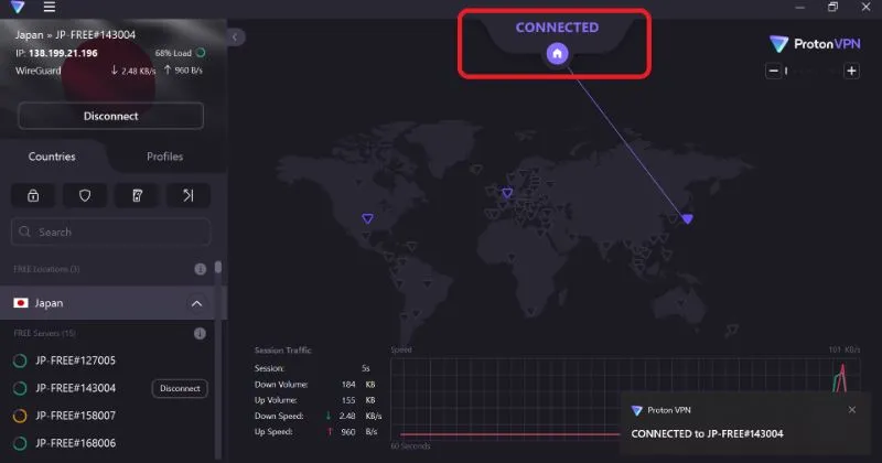 Sử dụng Proton VPN fake IP chơi Iwin đảm bảo tốc độ cực mượt